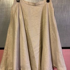 Comme gold sparkle party skirt!
